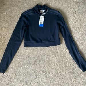 NWT adidas cropped long sleeve shirt